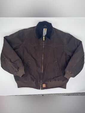 Vintage Carhartt J14 Santa Fe Jacket Dark Brown